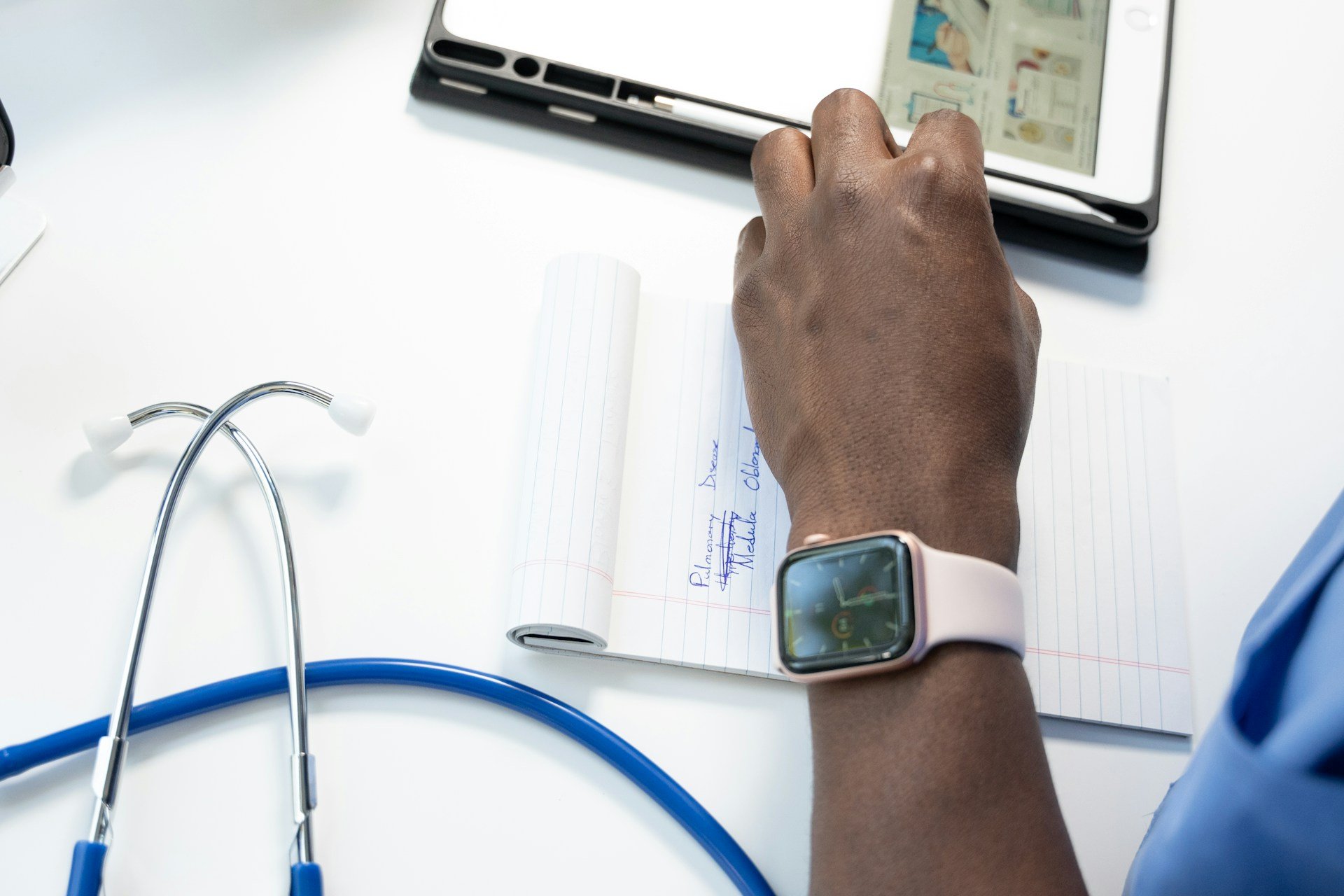 Nurse practitioner at work